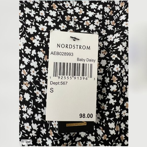 NWT AFRM Floral Maxi Skirt with Tiered Ruffles - Picture 2 of 4